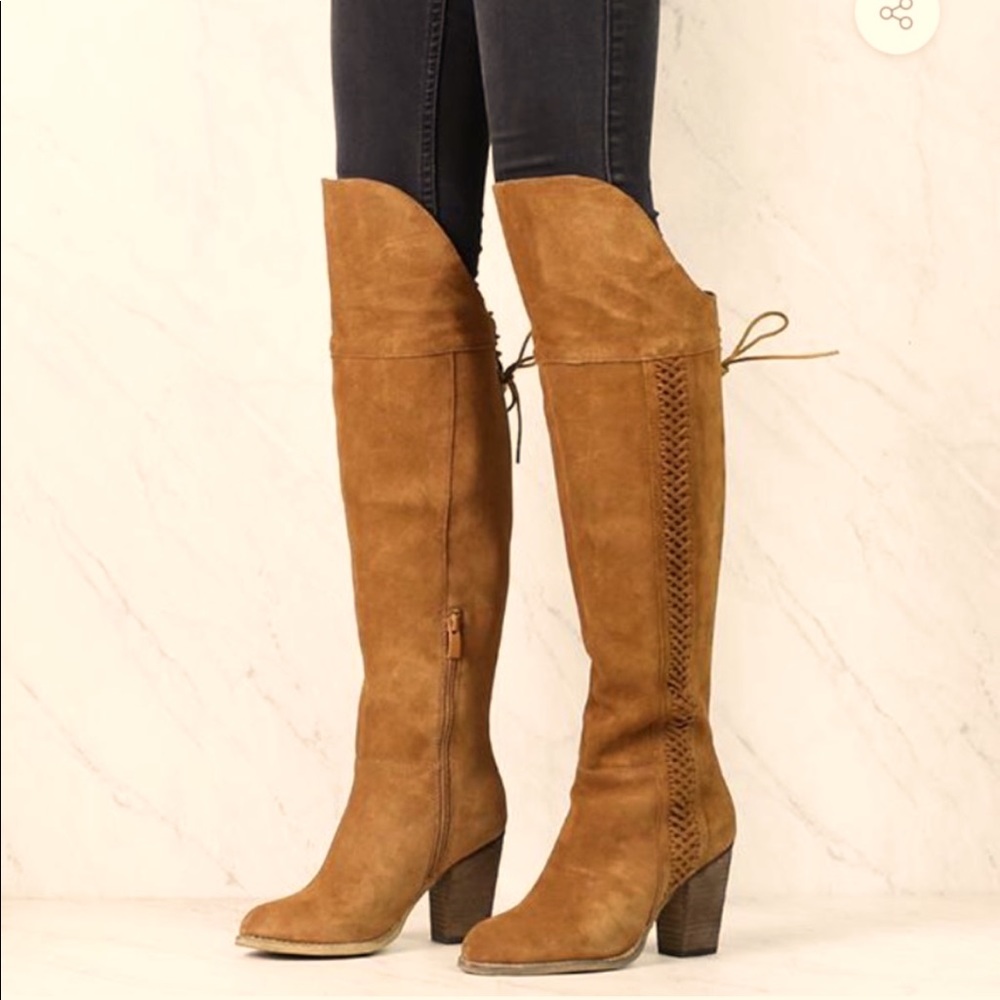 Sbicca Suede Over The Knee Boot
